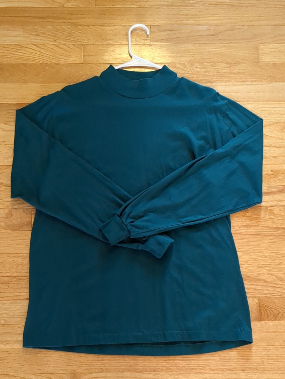 Country Cottons Teal Mock neck Sweater